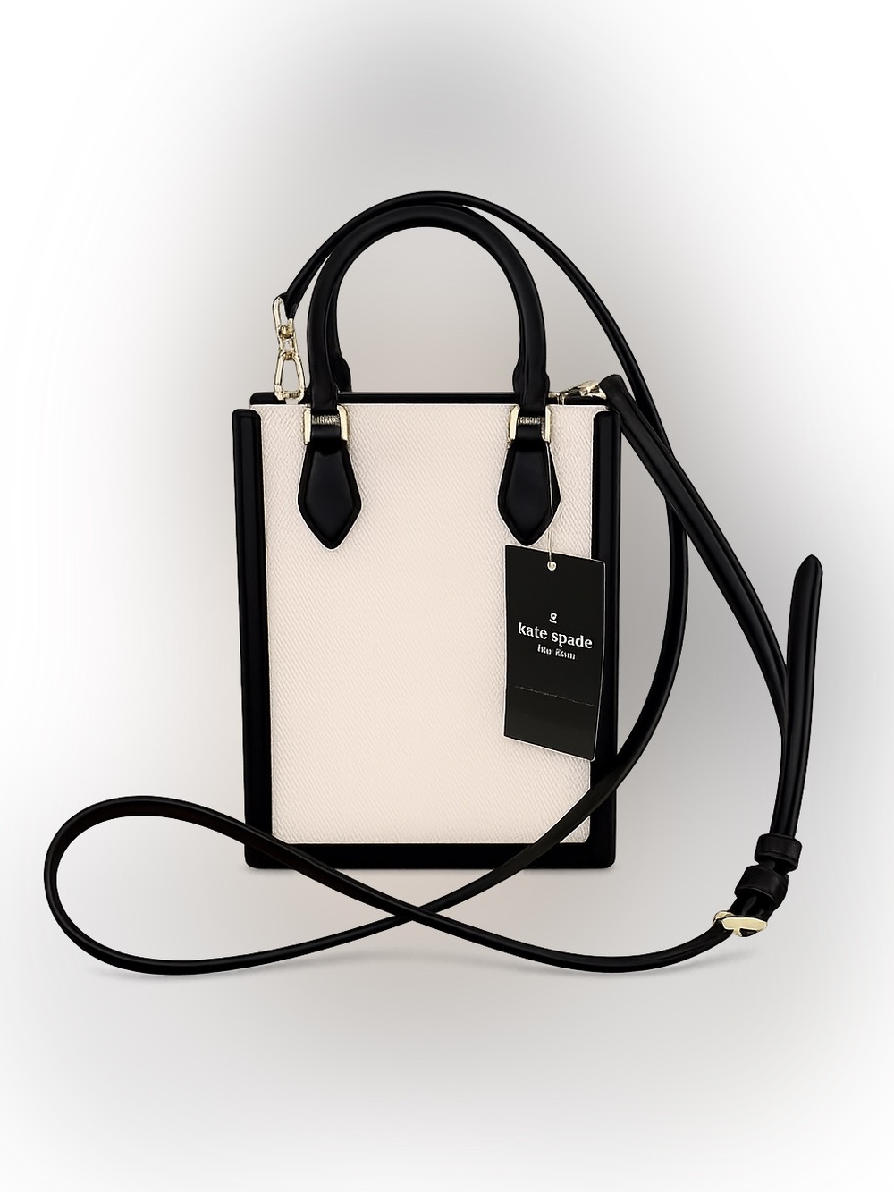 kate spade Canvas Mini Tote with Camellia Charm - From New York to Paris - Picture 3 of 10